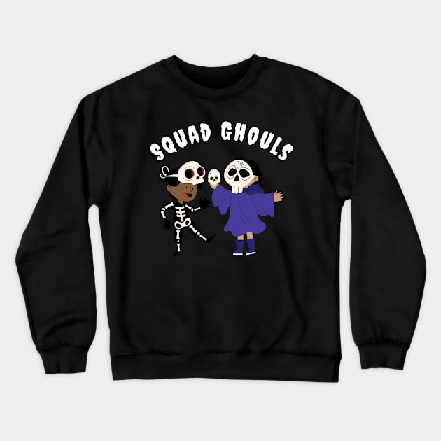 Squad Ghouls Costume for Halloween Crewneck Sweatshirt by neverland-gifts